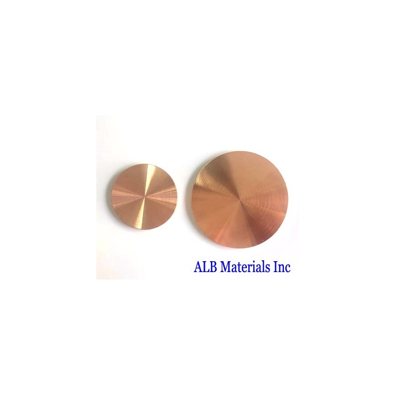 Manganese Copper (Mn-Cu) Alloy Sputtering Targets