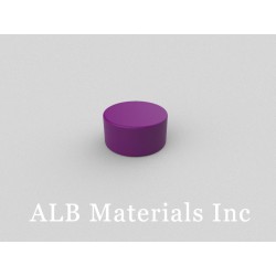 12.7mm dia. x 6.35mm thick Plastic Coated Magnets | D-D12.7H6.35/P
