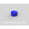 12.7mm dia. x 6.35mm thick Plastic Coated Magnets | D-D12.7H6.35/P